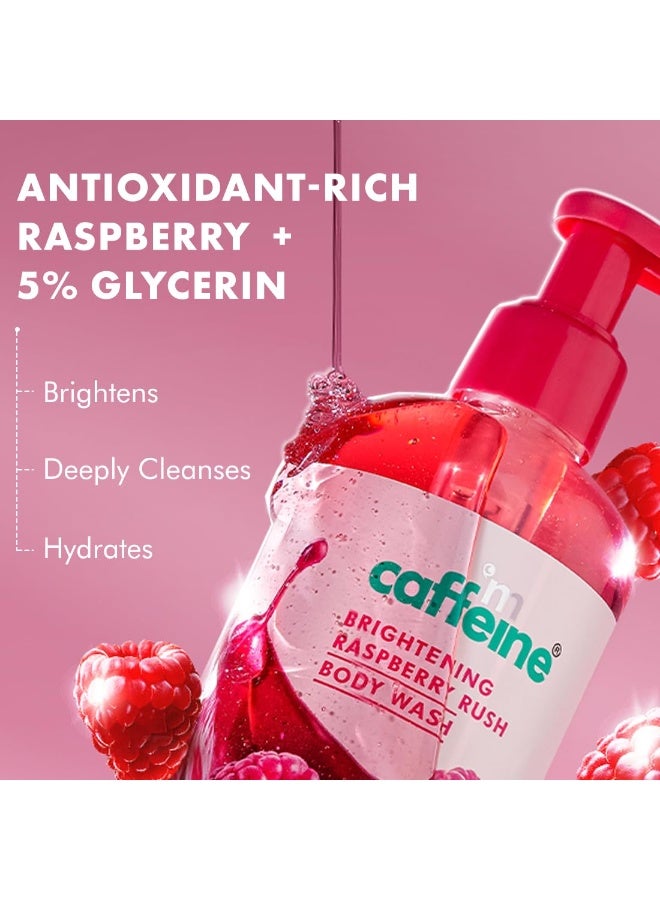 mcaffeine All Skin Brightening Spf 50 Pa+++ Sunscreen Body Lotion & Wash Raspberry Combo,Deeply Cleanses,Tan Removal With Vit C & Niacinamide,Lightweight,Non-Sticky Sun Protection - 200Ml - Image 3
