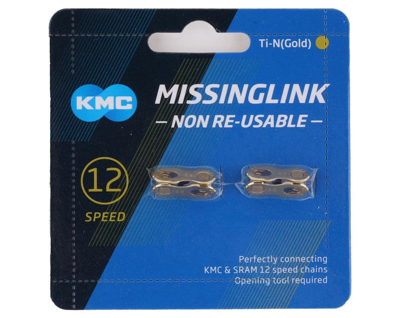 KMC Missing Link 12: for 12 Speed Chain, Silver, Perfectly Connecting KMC, SRAM, Shimano Chains, 2 Pack - Image 5