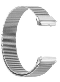 Generic Replacement Band for Xiaomi Redmi Watch 3 Lite Band Magnetic Stainless Steel Strap Loop Watch Band Sports Straps (Silver)  - Image 3
