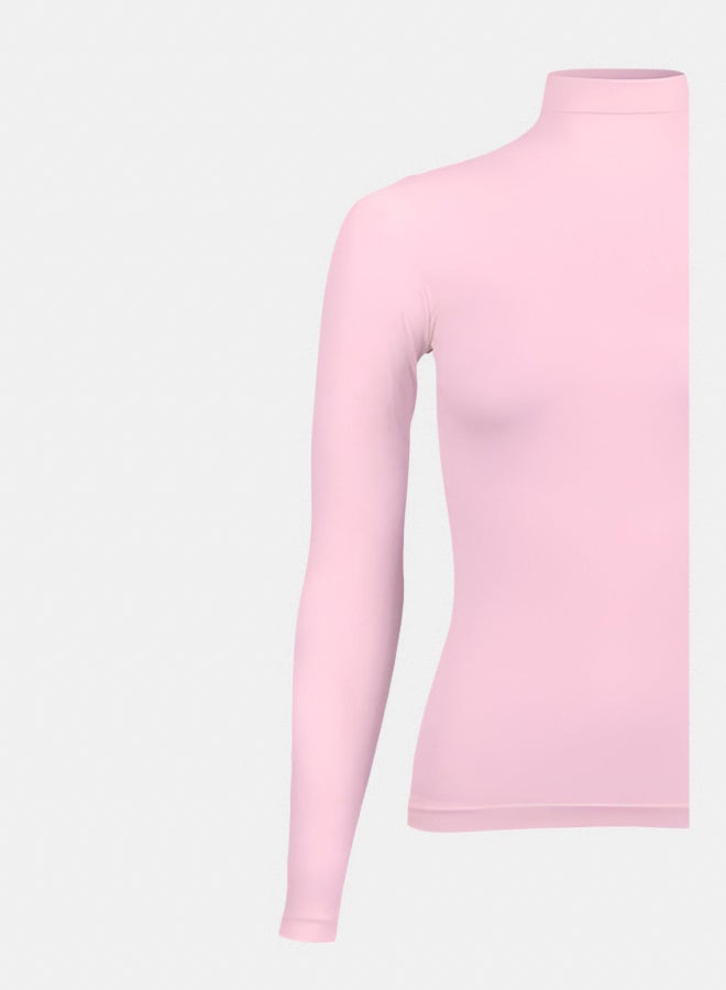 Silvy Lycra Celina High Long Sleeves High Neck Top For Women - Image 3