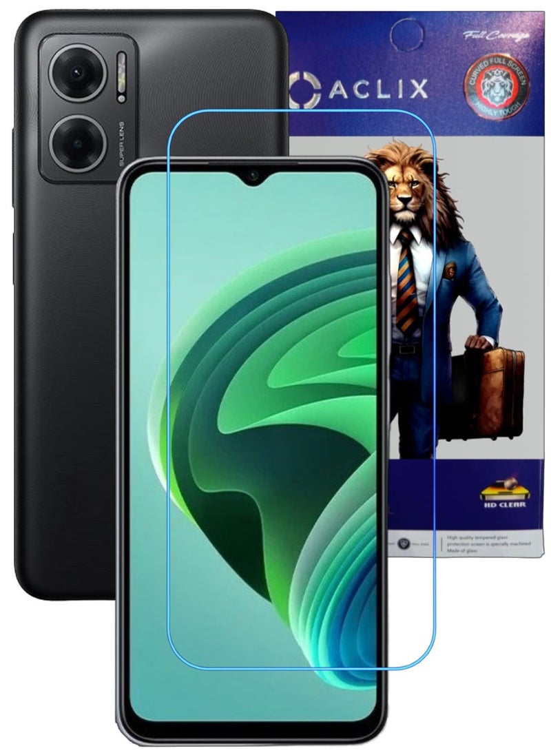 ACLIX Antistatic ESD Dustproof Premium Quality High Definition Clear Tempered Glass Screen Protector Designed For Xiaomi Redmi Note 11E - Image 1