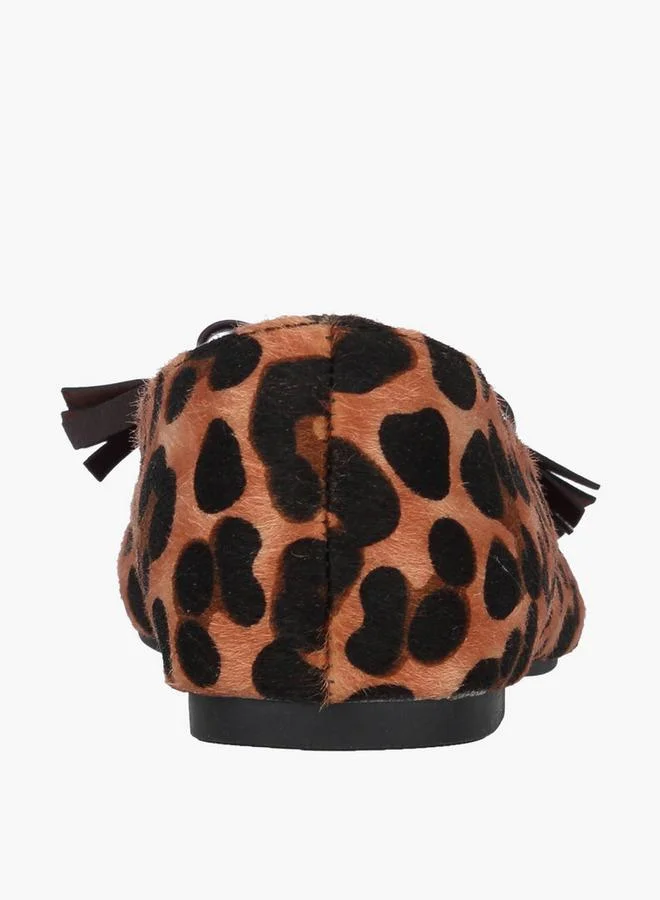 Celeste TAN Women Animal Print Ballerina Shoes for Women | Best Price UAE