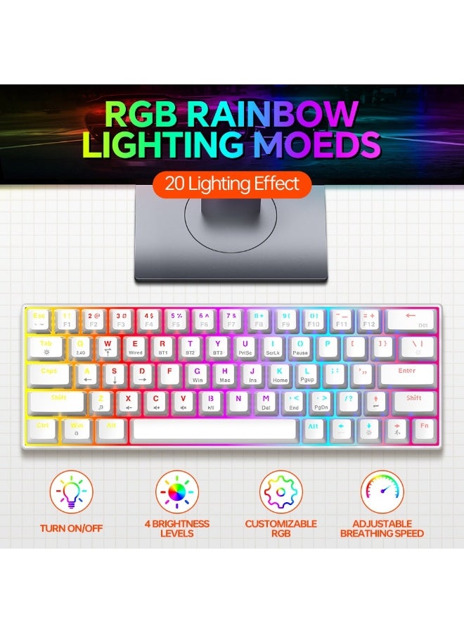 T-WOLF T30 Wireless Bluetooth Mechanical Keyboard - Image 3