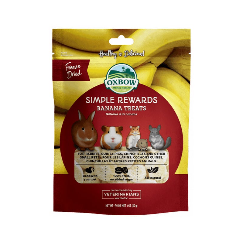 Oxbow Banana Treat Simple Rewards 30g