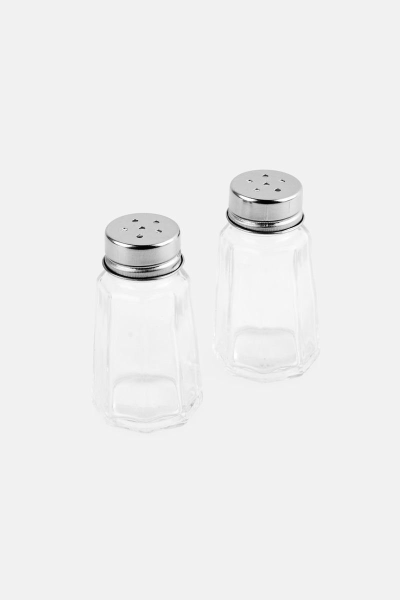 Muy Mucho 2 Piece Salt Glass Bottle, Transparent  - Image 2