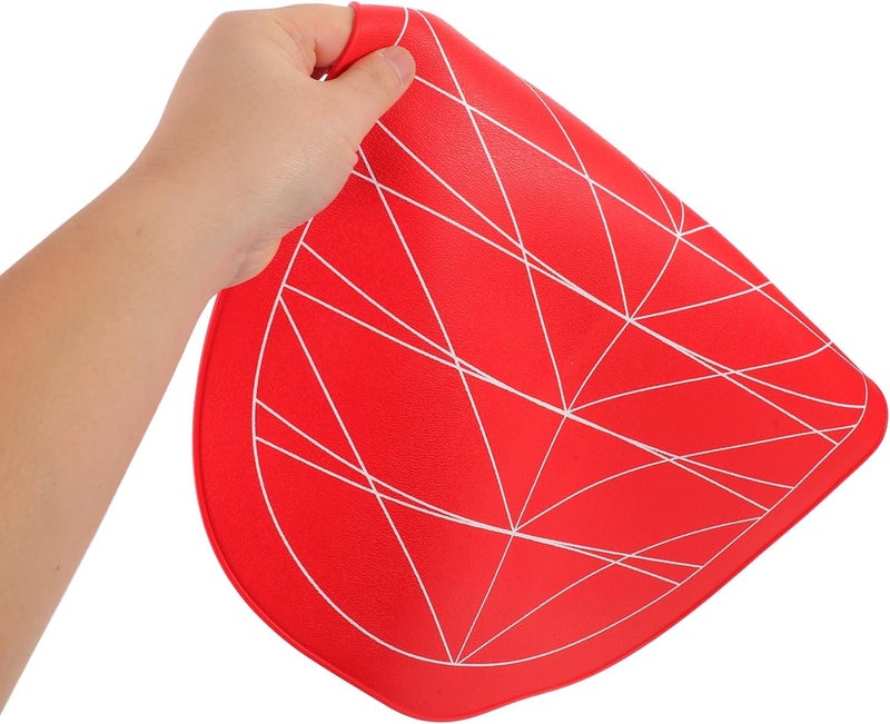 Waterproof Hairdressing Cape with Snap Closure, Red Anti-static Haircutting Apron for Salon and Barber Use, Lightweight Hair Styling Cover for Unisex Clients - Image 4