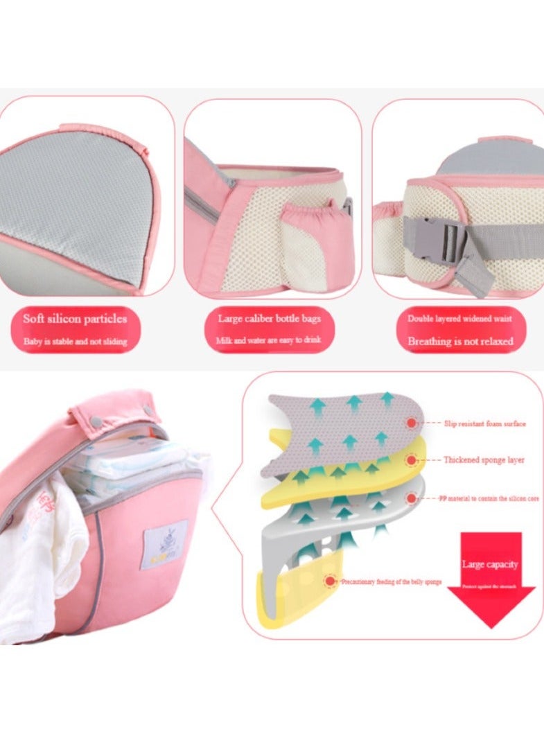 Generic - Baby carrier, multi-functional comfortable design hoodie, breathable baby stool - Image 1