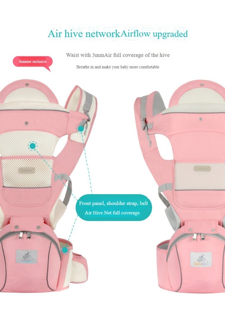 Generic - Baby carrier, multi-functional comfortable design hoodie, breathable baby stool - Image 1