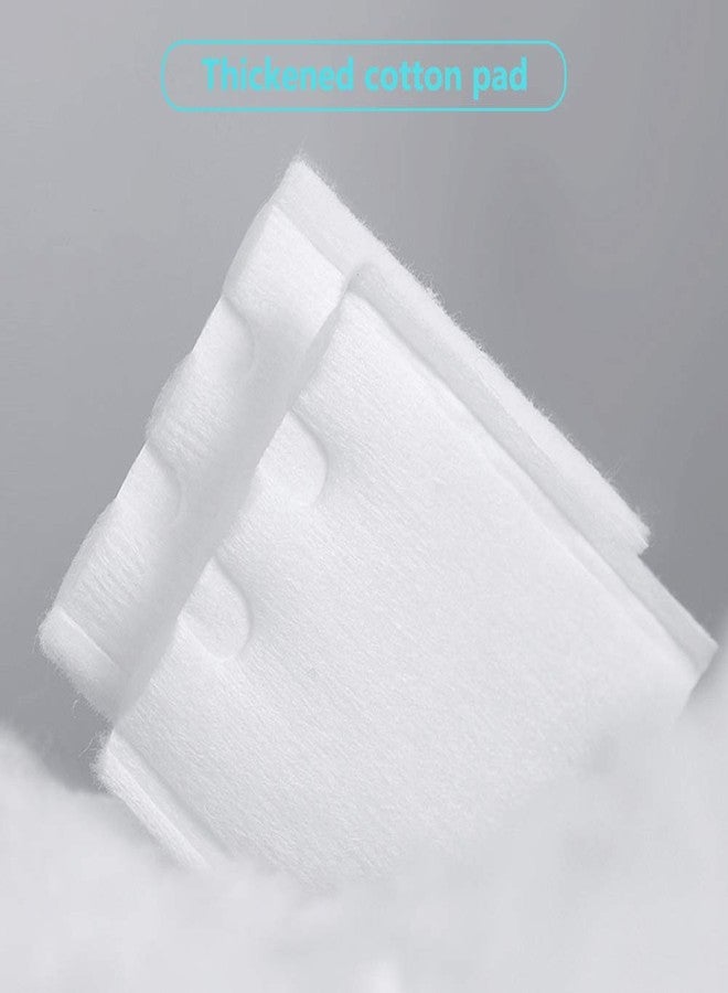 Aturmon Makeup Remover Cotton Pads for Facial Eye Makeup and Nail Polish Removal, Square Cotton Puff, Double-Side Save Water, Soft, Lint-Free - Image 3