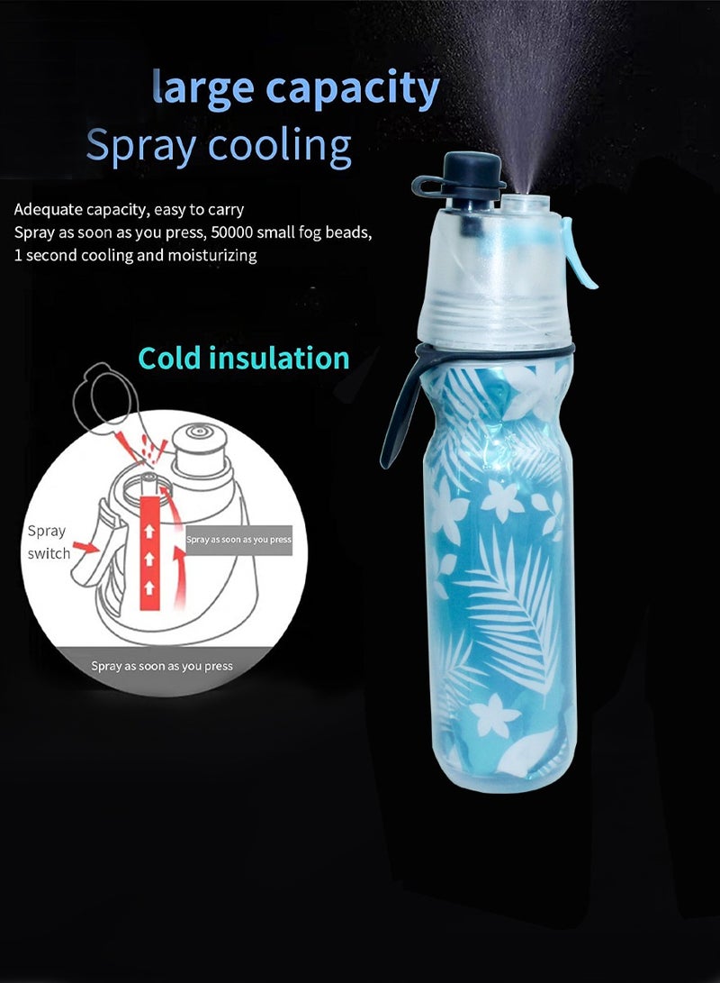 COOL LEVEL Insulated Water Bottle with Sip and Mist Spray Function, Leakproof Spout, Double Walled Aluminum Insulation Keeps Drinks Cool for Hours - Perfect for Sports, Gym, Cycling, Running, Outdoors and More - Image 2