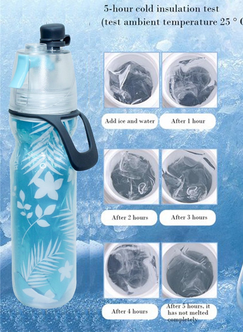 COOL LEVEL Insulated Water Bottle with Sip and Mist Spray Function, Leakproof Spout, Double Walled Aluminum Insulation Keeps Drinks Cool for Hours - Perfect for Sports, Gym, Cycling, Running, Outdoors and More - Image 3