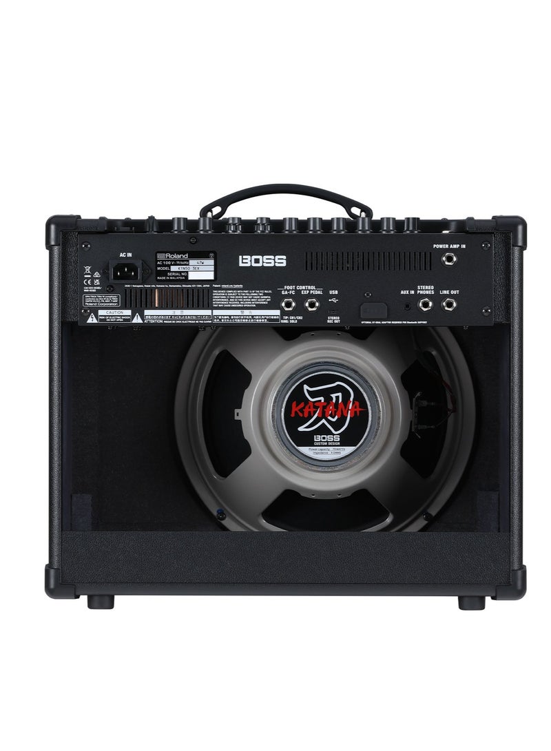 BOSS BOSS Katana-50 EX Gen 3 50W 1x12" Combo Modeling Guitar Amplifier - Image 4