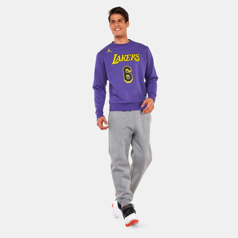 Jordan Men's Los Angeles Lakers Fleece Sweatshirt