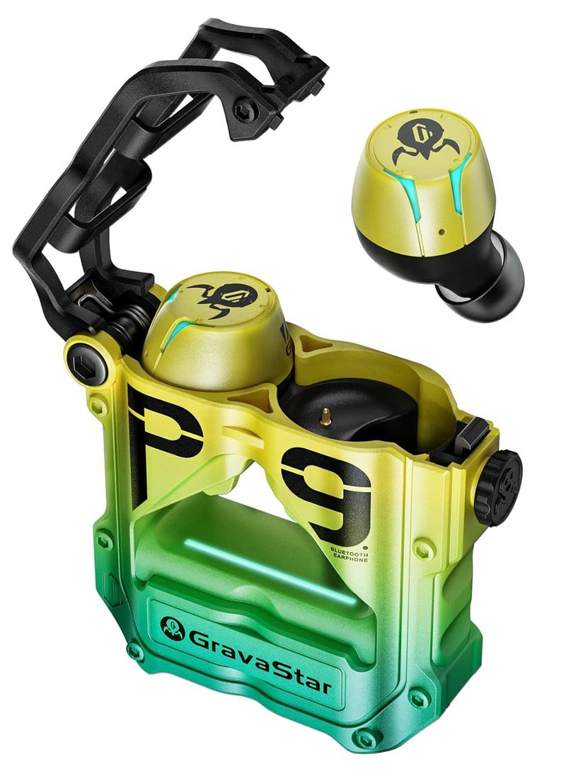 Gravastar - Gravastar Sirius Pro P9 TWS Earbuds - Neon Green - Image 1