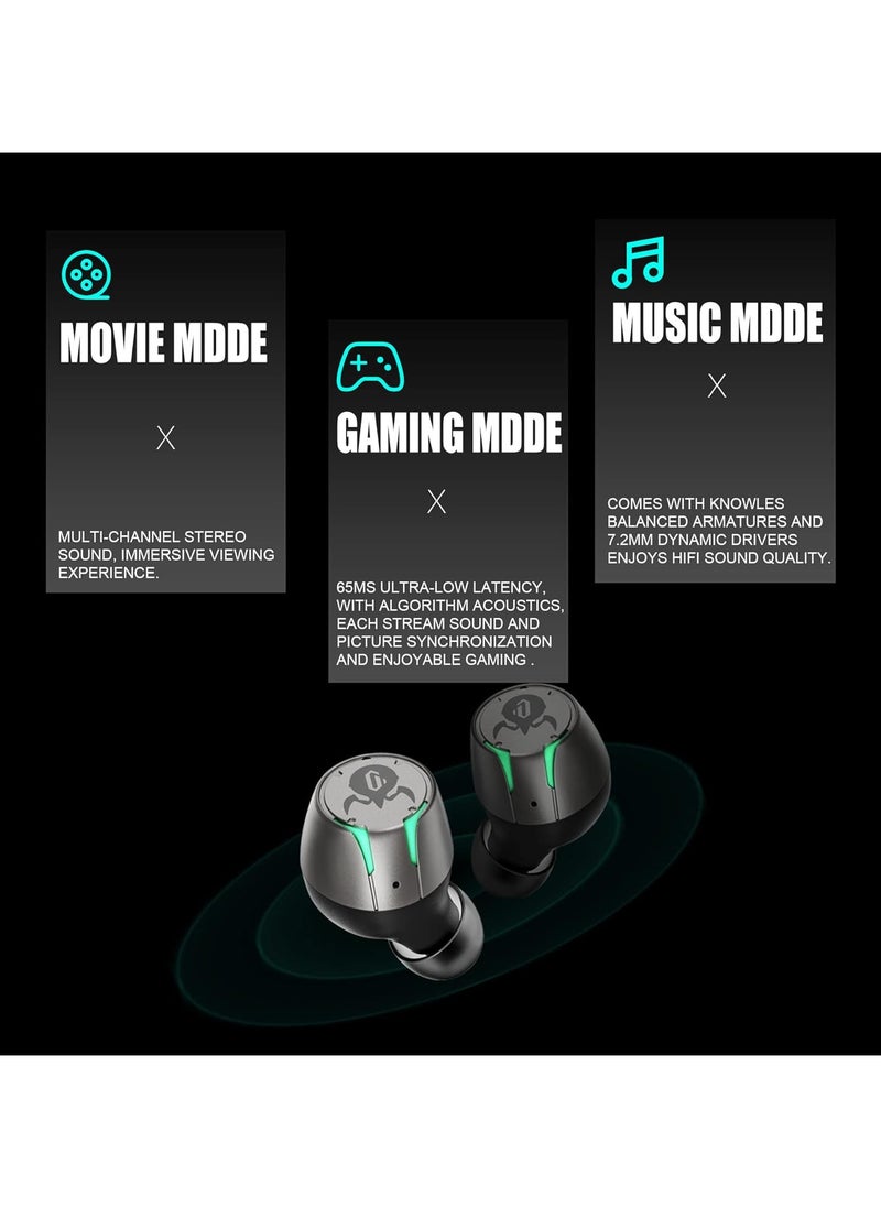 Gravastar - Gravastar Sirius Pro P9 TWS Earbuds - Neon Green - Image 1