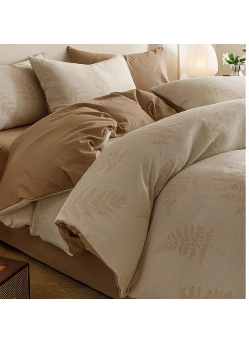 Generic Bed Sheet Style — French High-End 60 Thread Pure Cotton Embroidered Bedding Four Piece Set  - Image 1