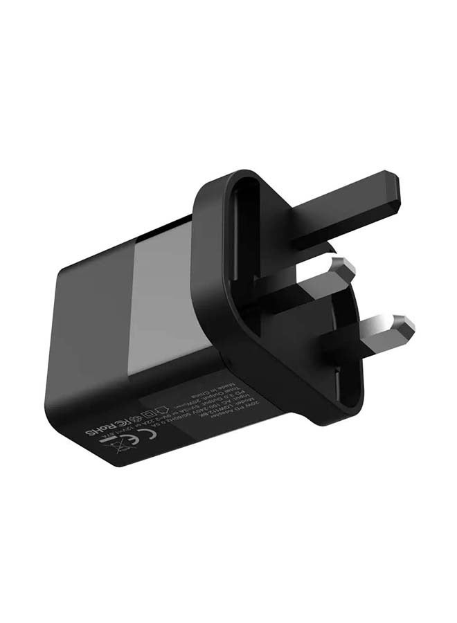 LEVORE Wall Charger 20W Fast Charging Adapter - Black - Image 2
