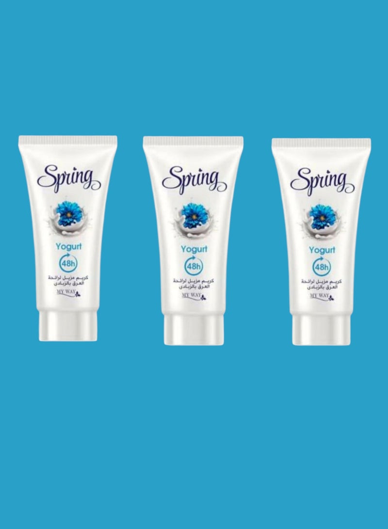 My Way Yogurt Deodorant Cream 40gm ( 3 Pcs)