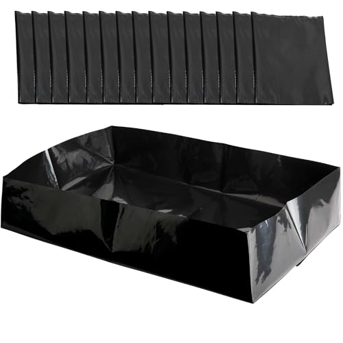 Adnee 15 Pcs Mushroom Monotub Liners-19" x 13" x 4" Monotub Liner Fit Up to 66 Quart Monotub-Monotub Plastic Liners for Mushroom Growing Supplies Liner Replacement - Image 1