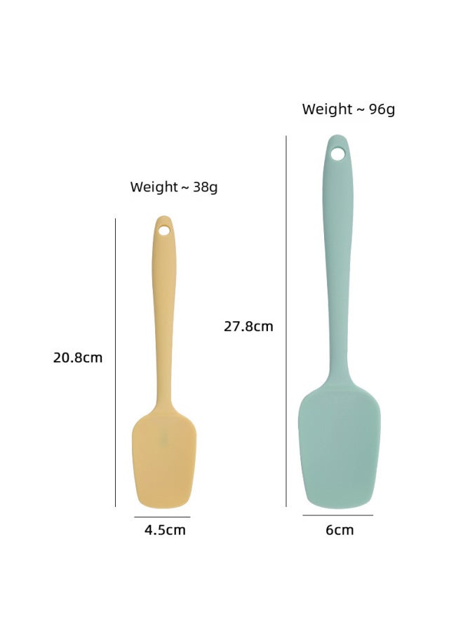 Xuan Juan Silicone Scraper Integrated Scraper Large T-Shovel Cream Scraper Scraper Available Color Support For Hair-Specifications:Large 60g Nordic Green (opp Bag) - Image 2