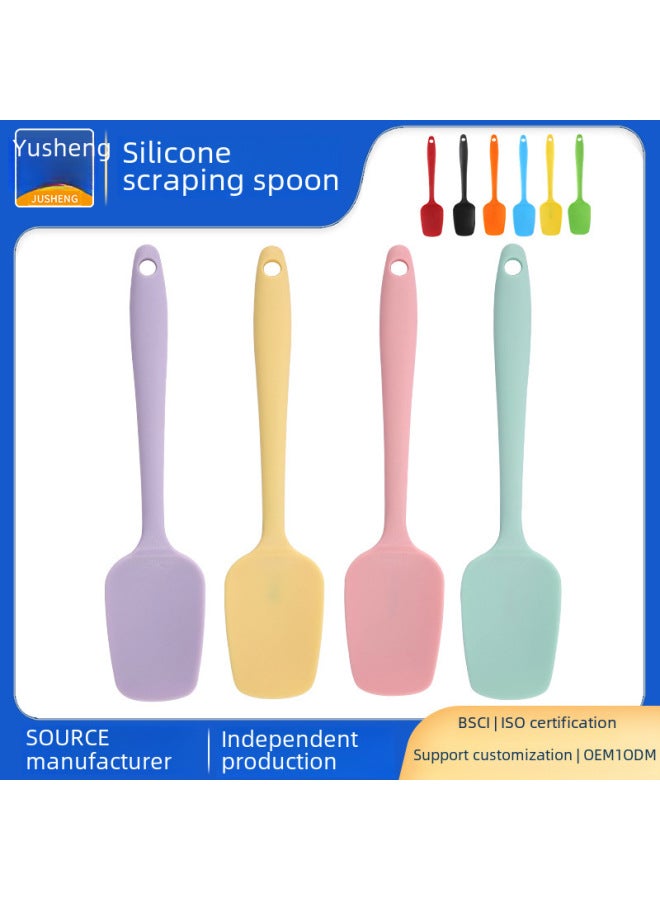 Xuan Juan Silicone Scraper Integrated Scraper Large T-Shovel Cream Scraper Scraper Available Color Support For Hair-Specifications:Large 60g Nordic Green (opp Bag) - Image 1