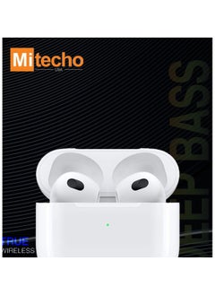 Mi techo Mi Techo Apple iPhone 15 Plus full coverage privacy tempered glass screen protector and high bass wireless bluetooth earphone combo  - Image 3