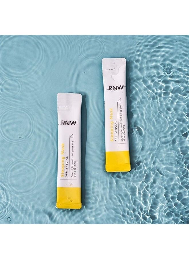 DER. SPECIAL Sleeping Mask 4ml / 0.15 fl.oz 21 PCS, Recover Natural Power One Pack a Day Face Mask Cream For Night Moisturizer
