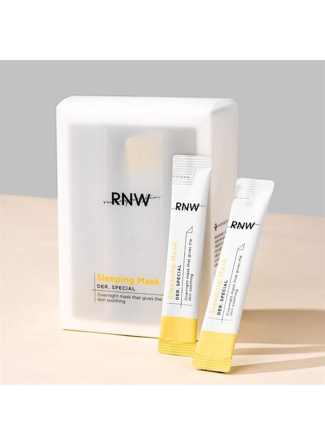 DER. SPECIAL Sleeping Mask 4ml / 0.15 fl.oz 21 PCS, Recover Natural Power One Pack a Day Face Mask Cream For Night Moisturizer