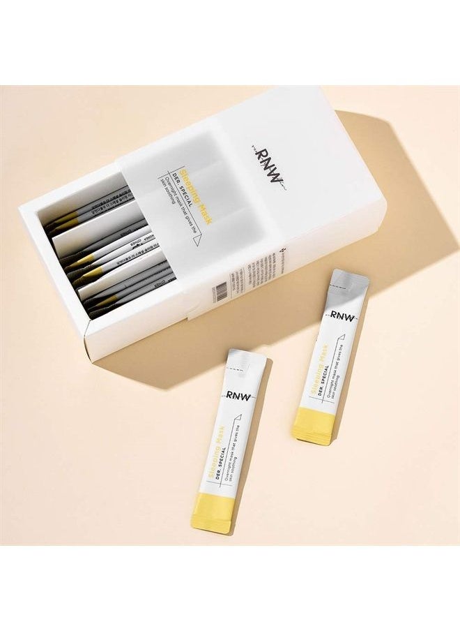 DER. SPECIAL Sleeping Mask 4ml / 0.15 fl.oz 21 PCS, Recover Natural Power One Pack a Day Face Mask Cream For Night Moisturizer