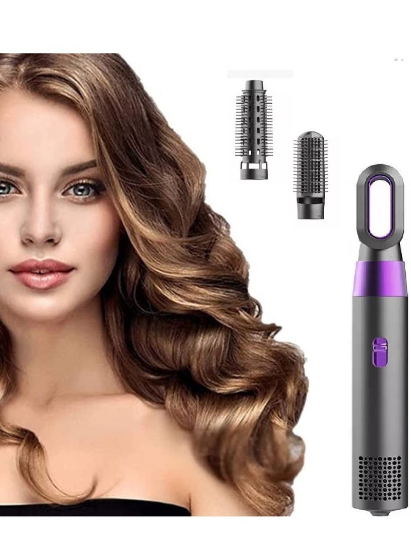 3 in 1 Hair Blower Dryer With Brush Comb Straightener Original Set Blower Brush Hair Dryer Comb Straightener, Strong Hot and Cold Air. - Image 2
