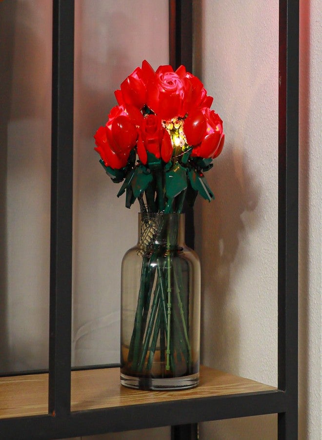 BRIKSMAX مجموعة إضاءة LED من BRIKSMAX للورود - متوافقة مع مجموعة زهور Lego Icons 10328 - لا تشمل مجموعة Lego - Image 4