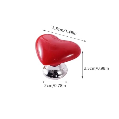 UtySty 4 Pack Toilet Push Button Pusher Heart Shape Adhesive Press Extension Handle Helper Long Nail Saver Gadgets for Toilet Flush Valve Button Smart Bidet Toilet One Piece Toilet Bathroom - Image 2