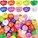 SHQDD Stress Balls 100PCS Bulk Heart Stress Balls Stress Balls for Adults Kids Motivational Quotes Soft Foam Stress Relief Squeeze Toys Office Classroom Stress Relief Gifts Perfect Party Favors - Image 2
