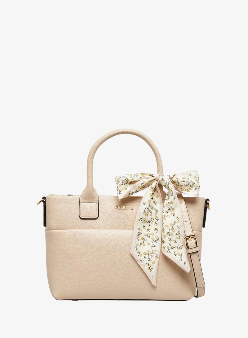 سيليست حقيبة يد كبيرة مزينة بفيونكة