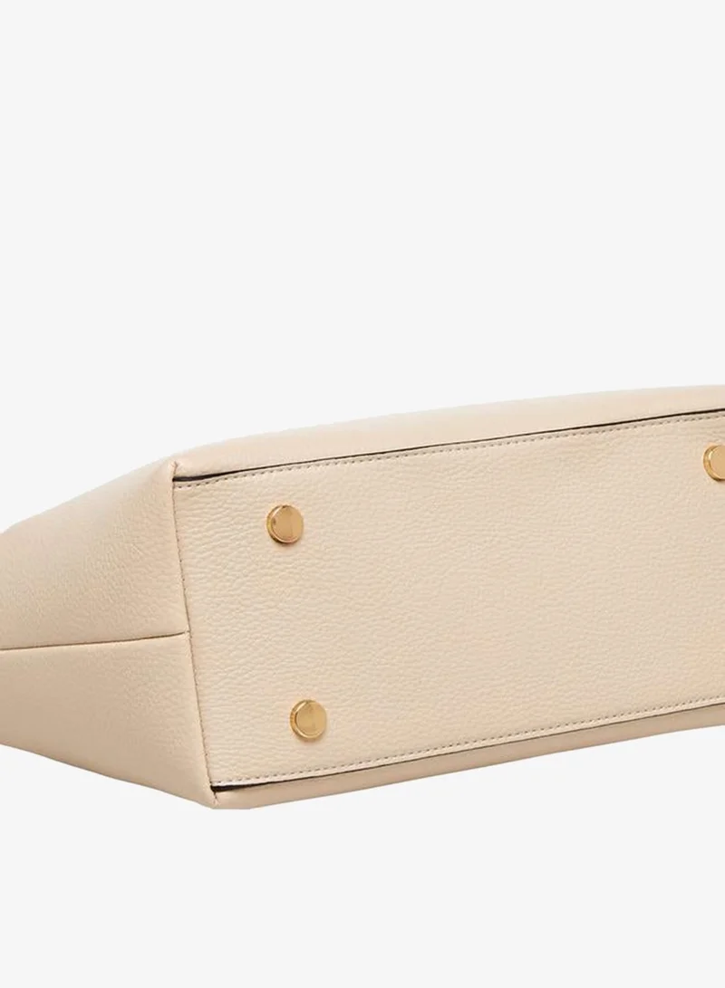 Celeste CREAM Textured Tote Bag with Bow for Women | Best Price UAE
