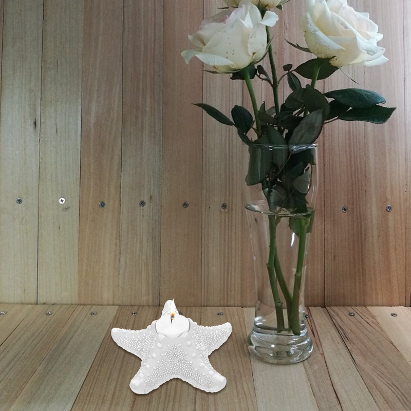 Resin Candlestick Dining Table Candleholder Home Candle Stand - Image 1