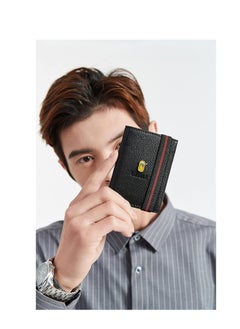 RAHALA Rahala Premium Men's Leather Trifold Wallet (Black) - No:RA101  - Image 4