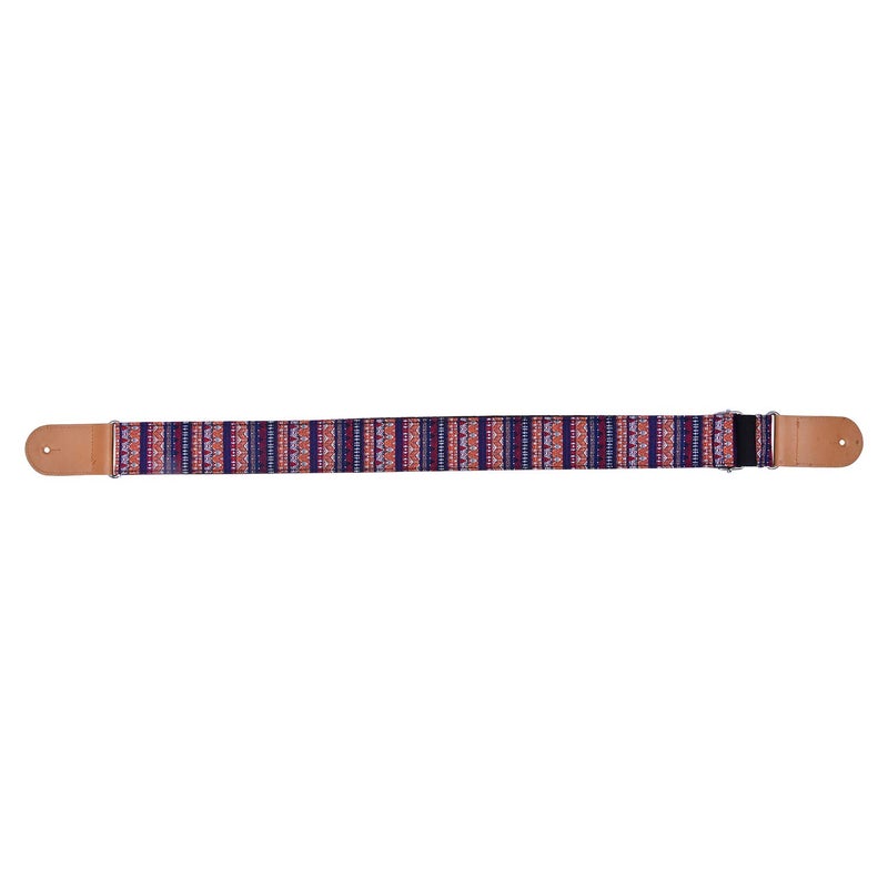 Kadence Soft Adjustable Guitar Strap with Leather Ends - Electric, Bass, Acoustic Guitar Strap - Image 3