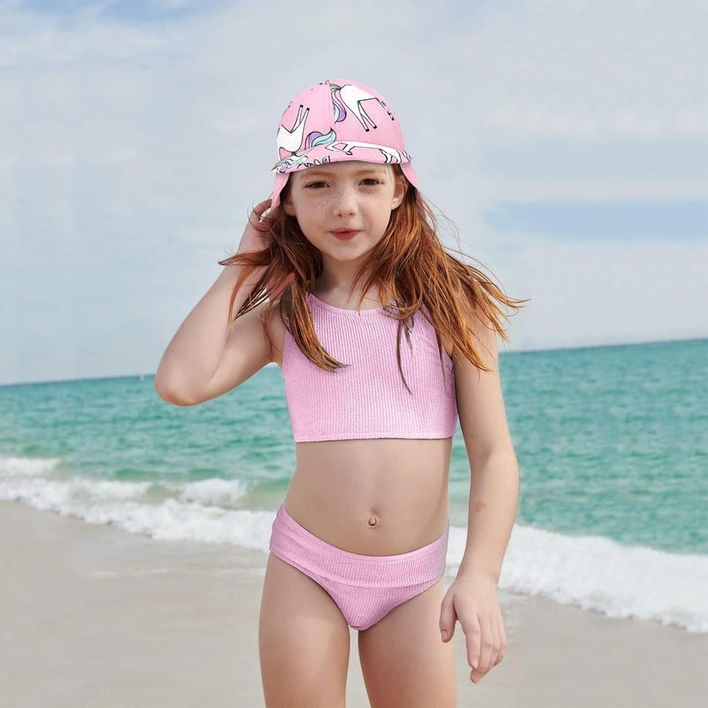 Gifts Treat Kids Legionnaires Hat, UPF 50+ Sun Protection Swim Cap Flap Hat for Kids, Quick Drying Boys Sun Hat with Neck Protection for Beach Seaside Pool… - Image 2