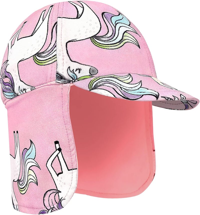 Gifts Treat Kids Legionnaires Hat, UPF 50+ Sun Protection Swim Cap Flap Hat for Kids, Quick Drying Boys Sun Hat with Neck Protection for Beach Seaside Pool… - Image 1