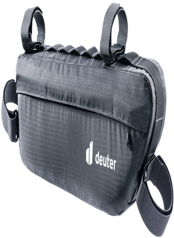 Deuter Mondego FB 4 Bike Bag, Frame Bag Mounted Bicycle Storage Pack, 4 Liter - Black - Image 1