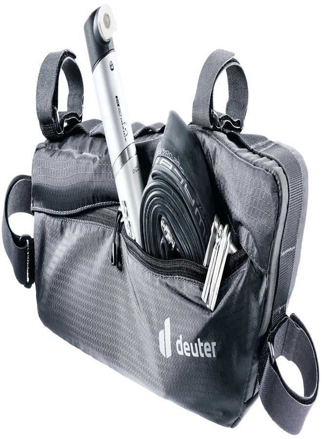 Deuter Mondego FB 4 Bike Bag, Frame Bag Mounted Bicycle Storage Pack, 4 Liter - Black - Image 2