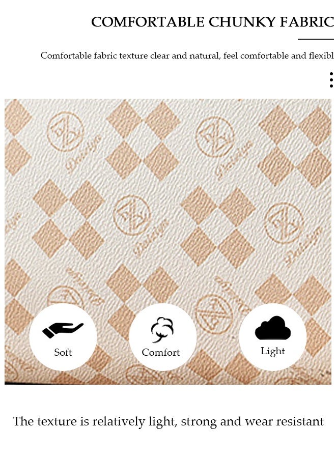 DUNISO Large-capacity Shoulder Bag, Fashion Elegant Handbag, Multi-pocket PU Leather Crossbody Bag Clutch Bag,Luxurious Ladies Casual Tote Purse Shoulder Bag with Adjustable Strap for Ladies Girls - Image 3