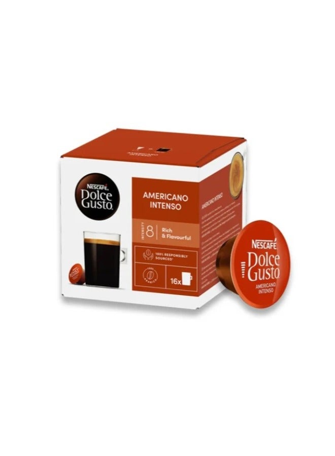 Dolce Gusto Nescafe Americano Intense Premium Flavor Coffee Capsules (Grade 8) - Image 1