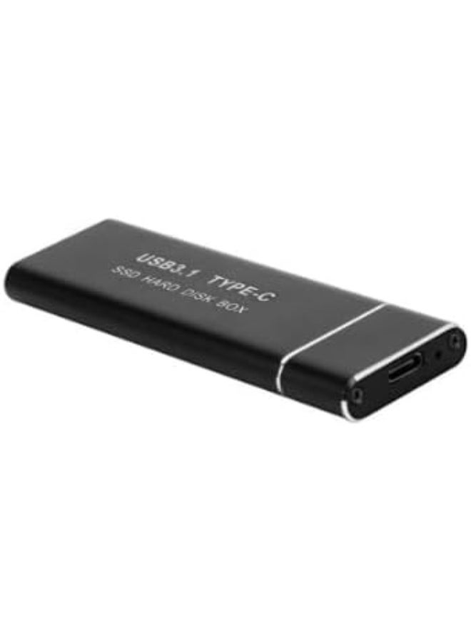 حافظة M.2 NVMe إلى USB-C – سرعة نقل 10Gbps – محول SSD خارجي PCIe M-Key إلى USB 3.1 Gen2 بحافظة سوداء - Image 4