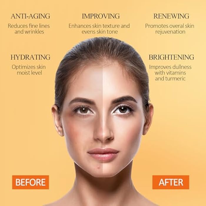 SHVYOG Turmeric Vitamin C Clay Mask with Kaolin Clay for Dull Skin, Deep Cleansing, Face Masks Skincare for Controlling Oil and Refining Pores 5.29 Oz 150g - Image 5