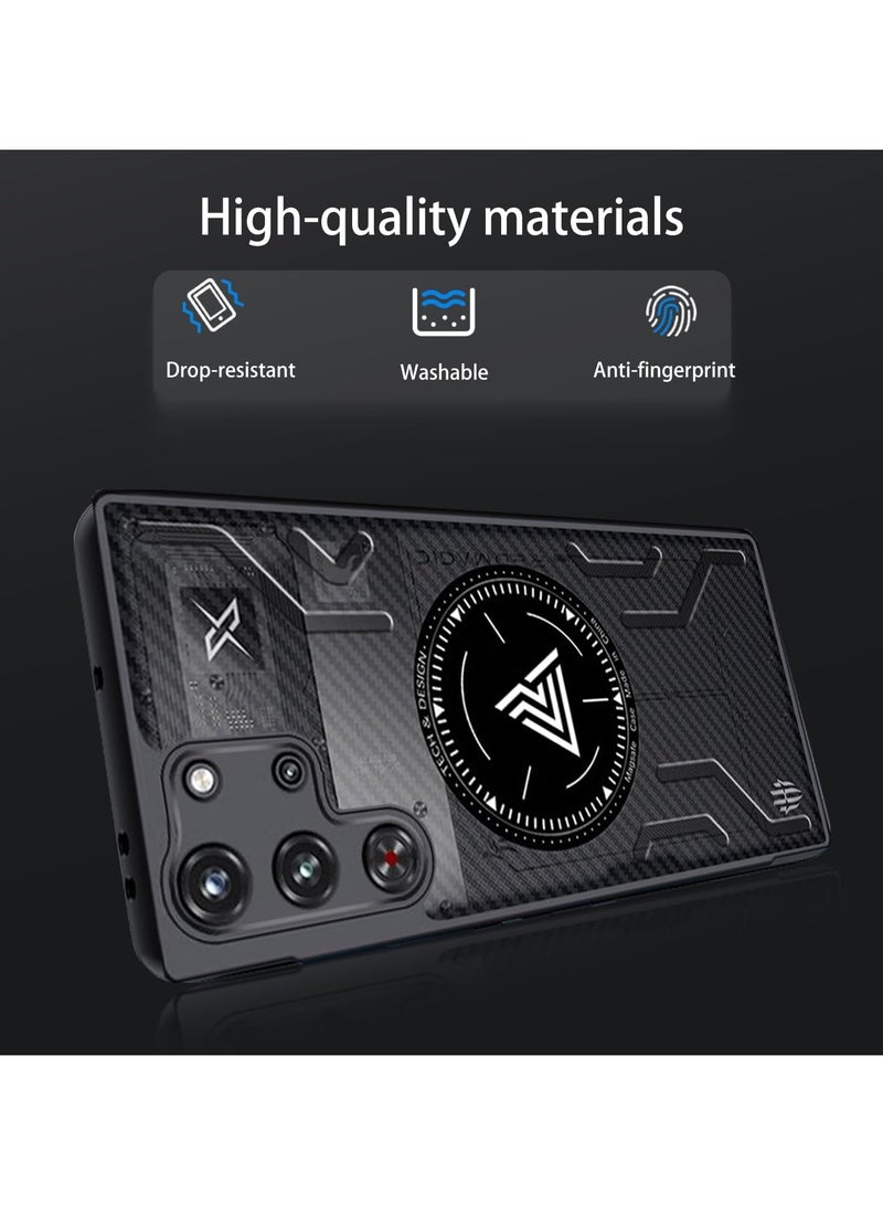 For ZTE Nubia Red Magic 10S Pro+ / 10S Pro / 10 Pro+ / 10 Pro Case and Screen Protector Accessories, Compatible with MageSafe Gaming Cooling Case, TPU+ PC Shookproof Anti-fingerprintProtective Casing - Image 3