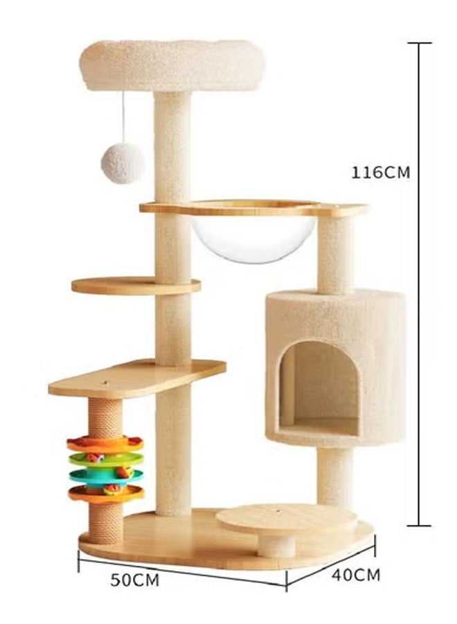 KLNAMAEAAN Compact and Sturdy Cat Tree for Play and Relaxation - Image 2