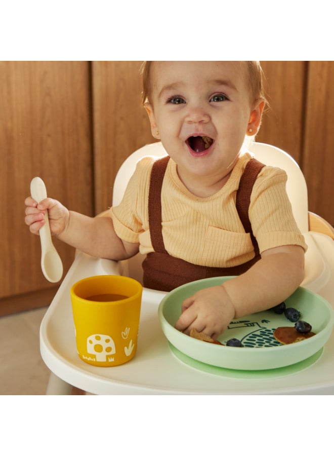 Miniland Silicone BLW Baby Meal Set – Forest Hedgehog Theme (3 Pieces) - Image 5