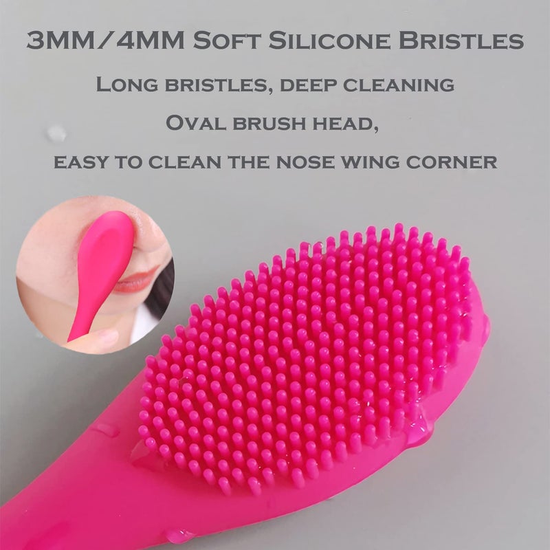 RamPula Silicone Facial Cleansing Brush Pores Cleaner,Remove Blackhead,Remove Acne,Face Massager,Applicator,Spatula,Mud Mask,DIY,Cream,Face Washing Clean,Body Lotion - Image 5